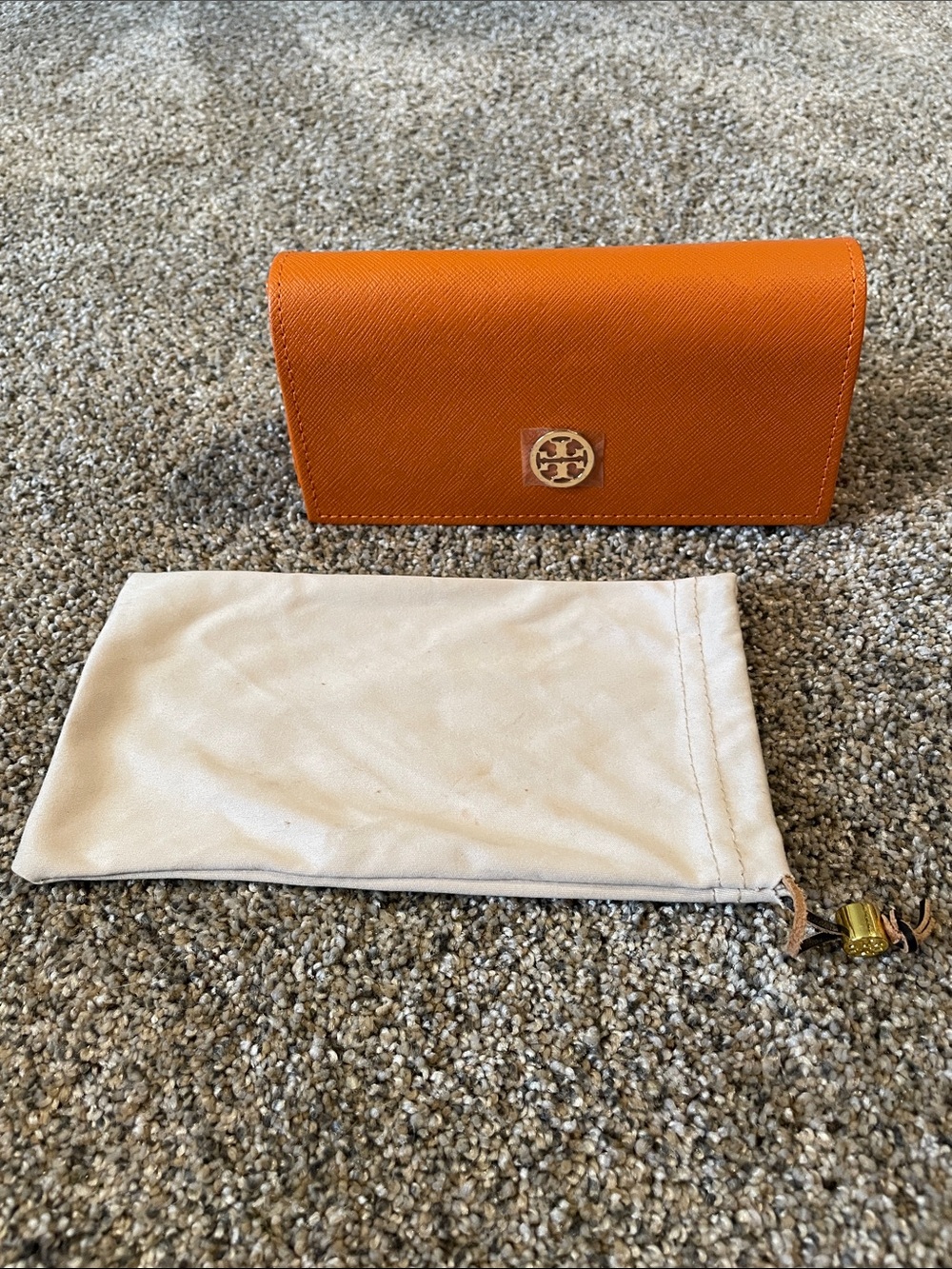 Tory Burch Orange Sunglasses Case